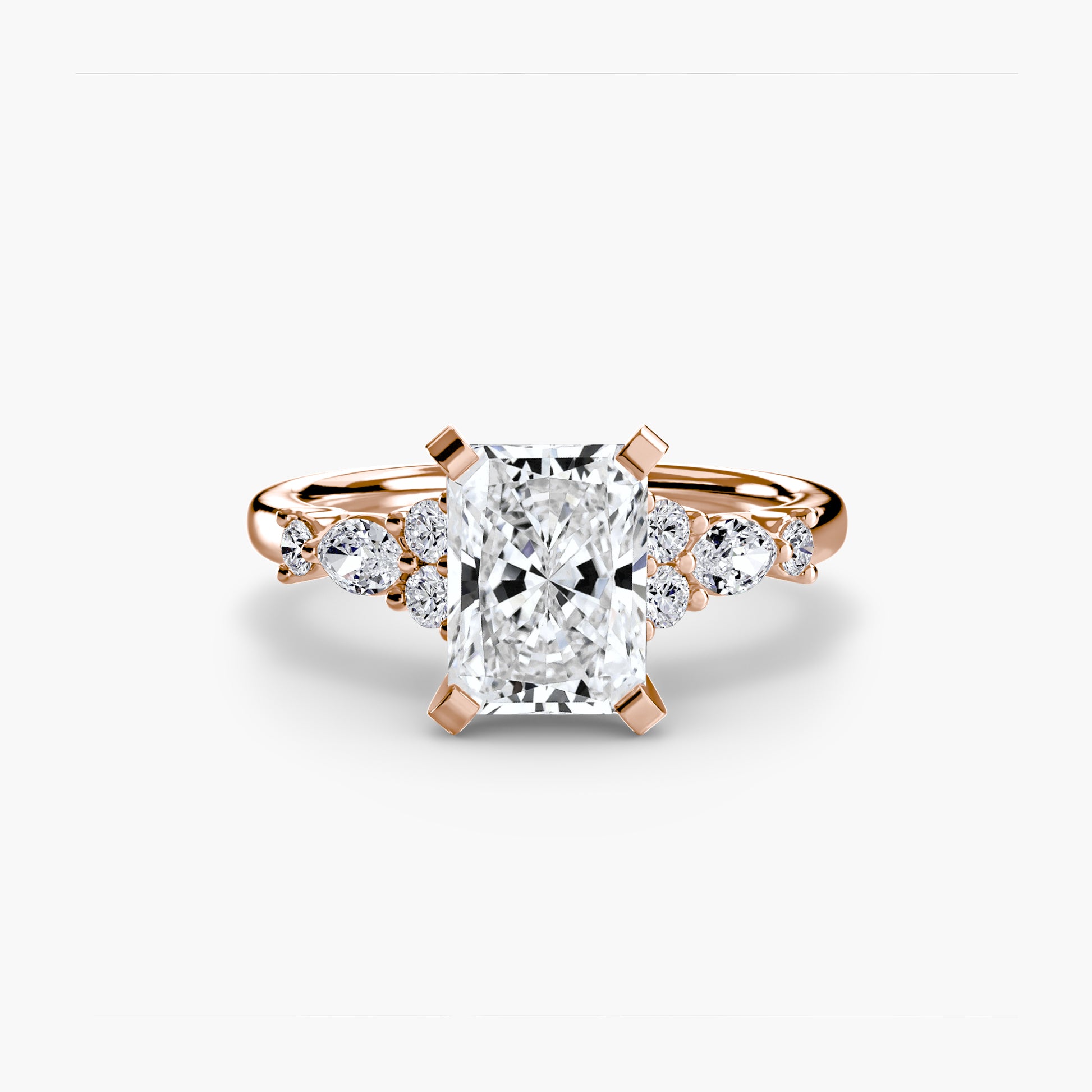 The Floral Accent Solitaire.