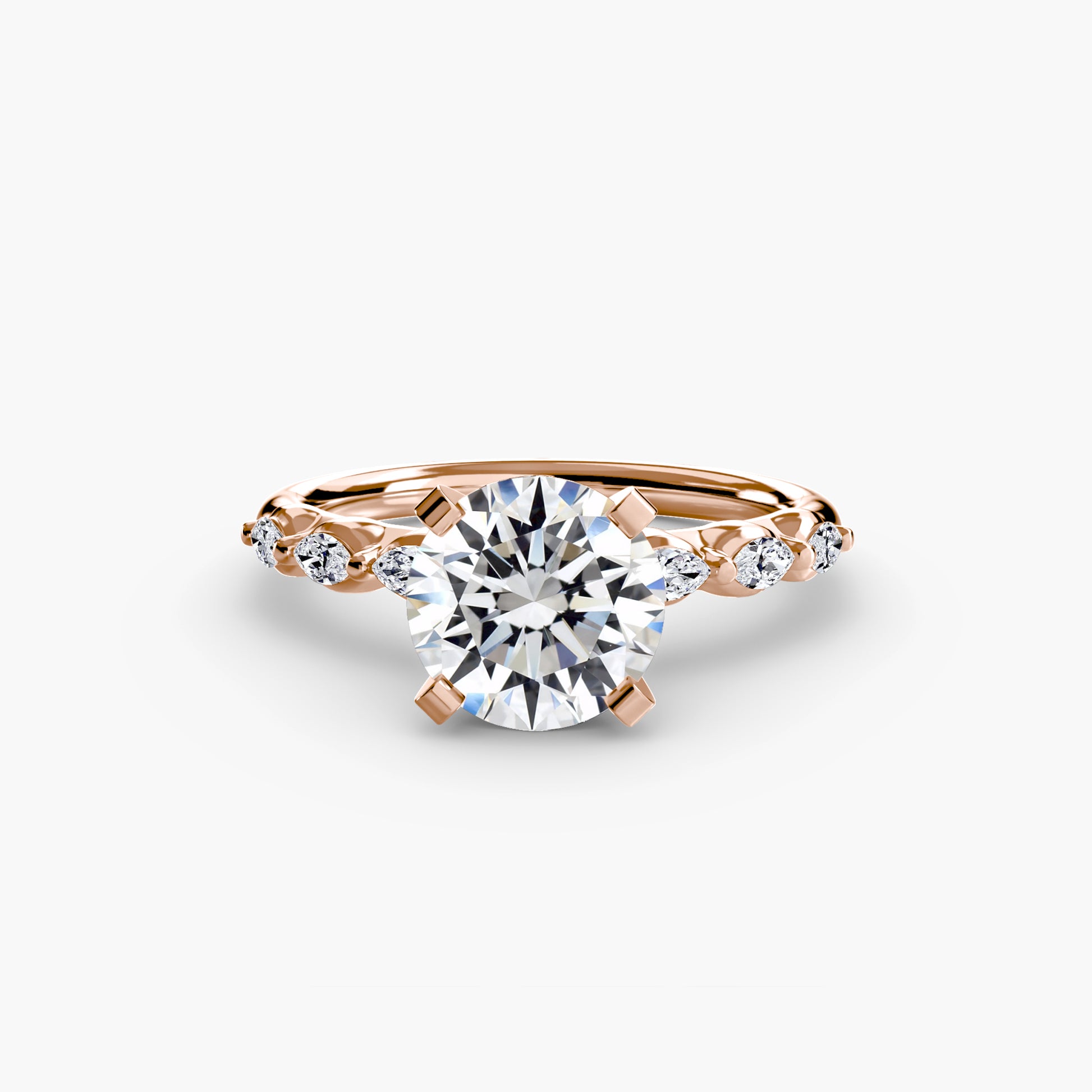 The Floral Accent Solitaire.