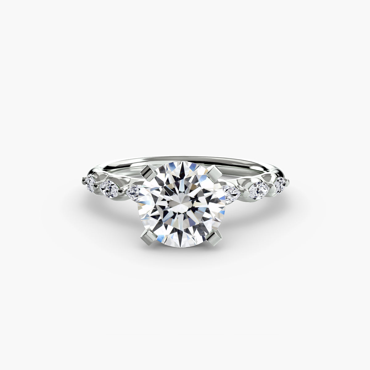 The Floral Accent Solitaire.