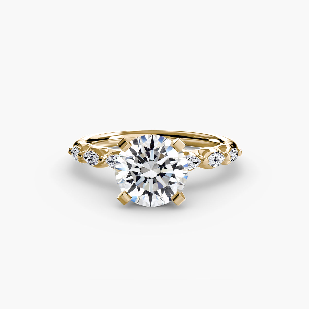 The Floral Accent Solitaire.