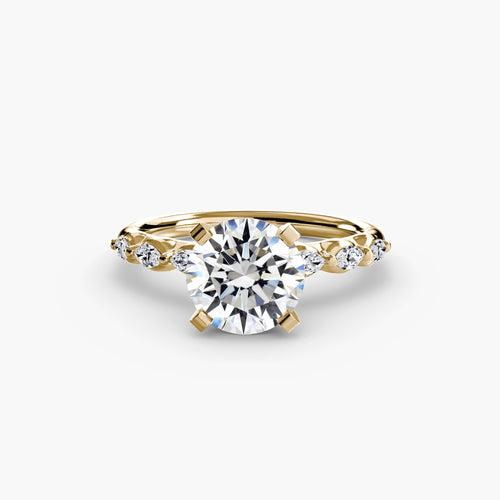 The Floral Accent Solitaire.