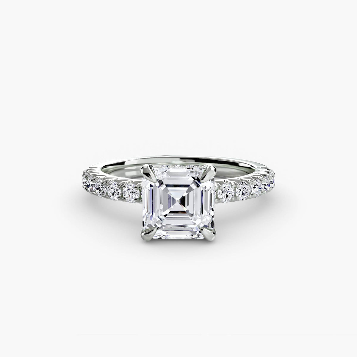 Solitaire with Pavé 6.