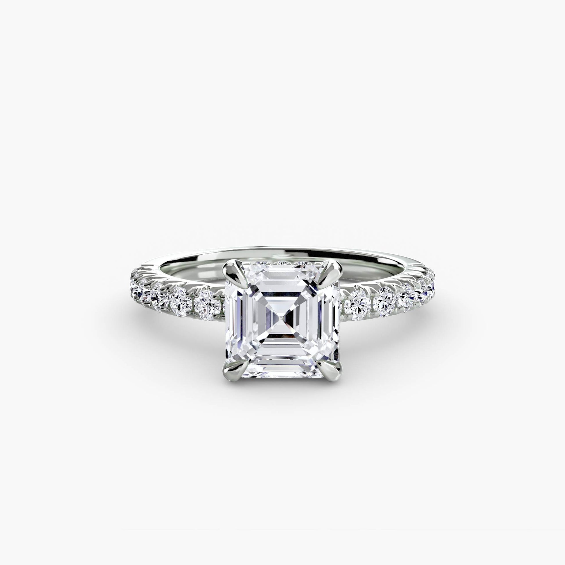 Solitaire with Pavé 6.