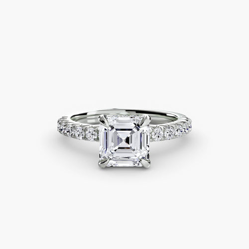 Solitaire with Pavé 6.