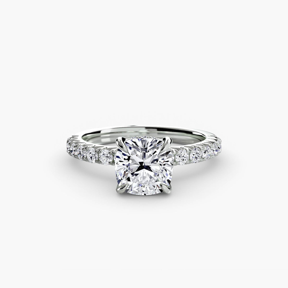 Solitaire with Pavé 6.