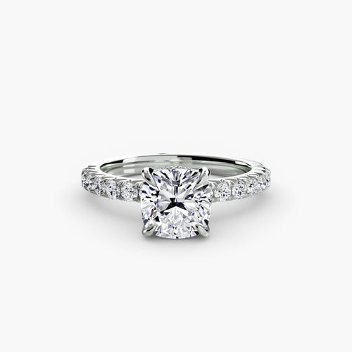 Solitaire with Pavé 6.