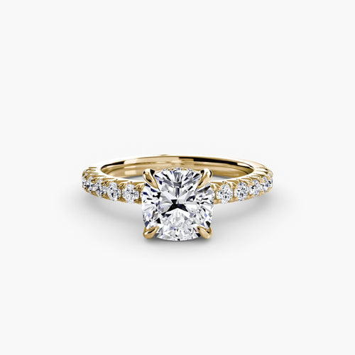 Solitaire with Pavé 6.