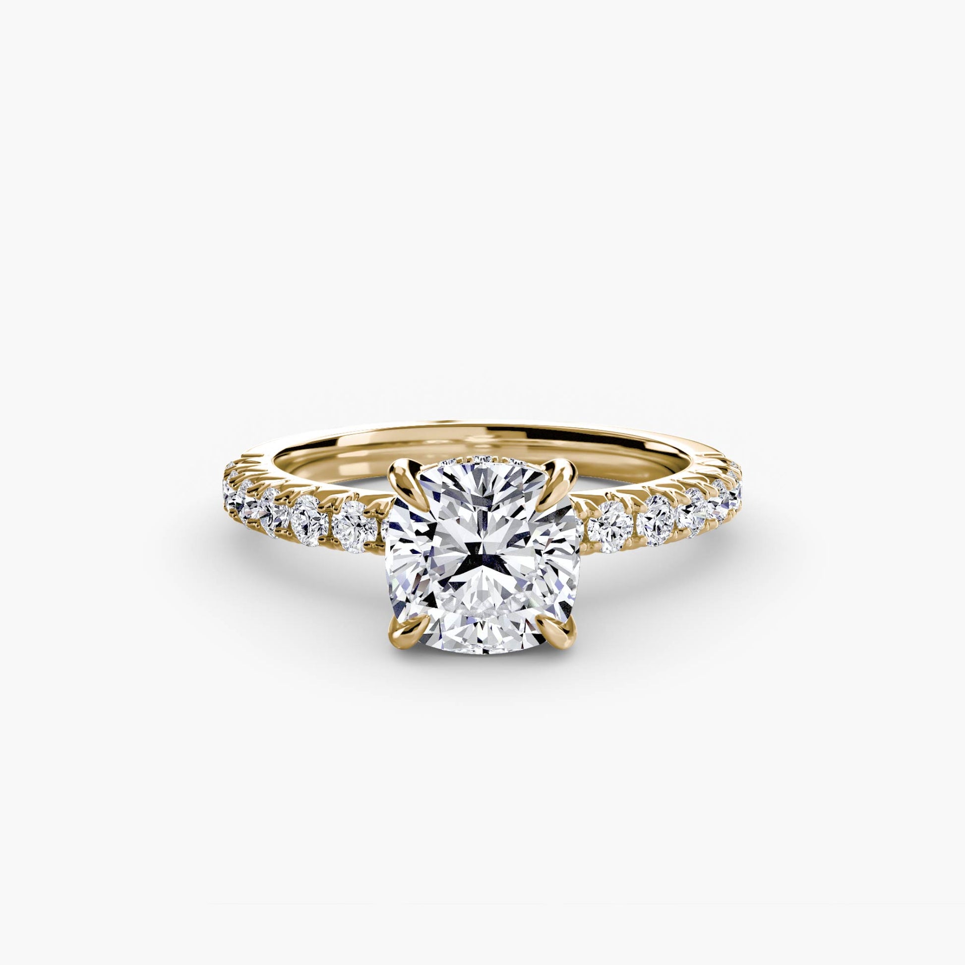 Solitaire with Pavé 6.