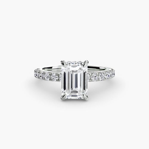 Solitaire with Pavé 6.