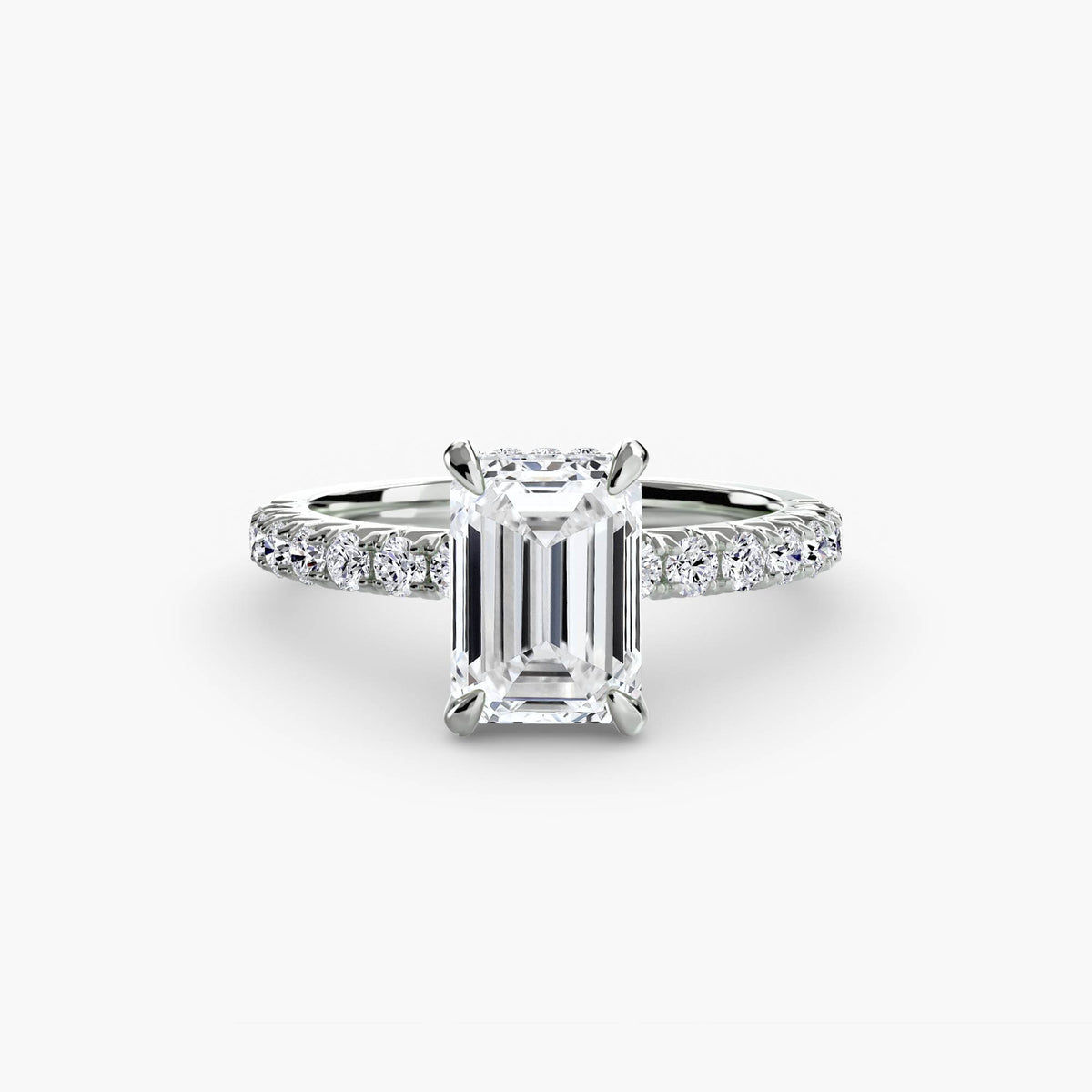 Solitaire with Pavé 6.