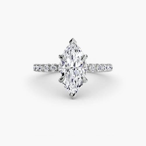 Solitaire with Pavé 6.