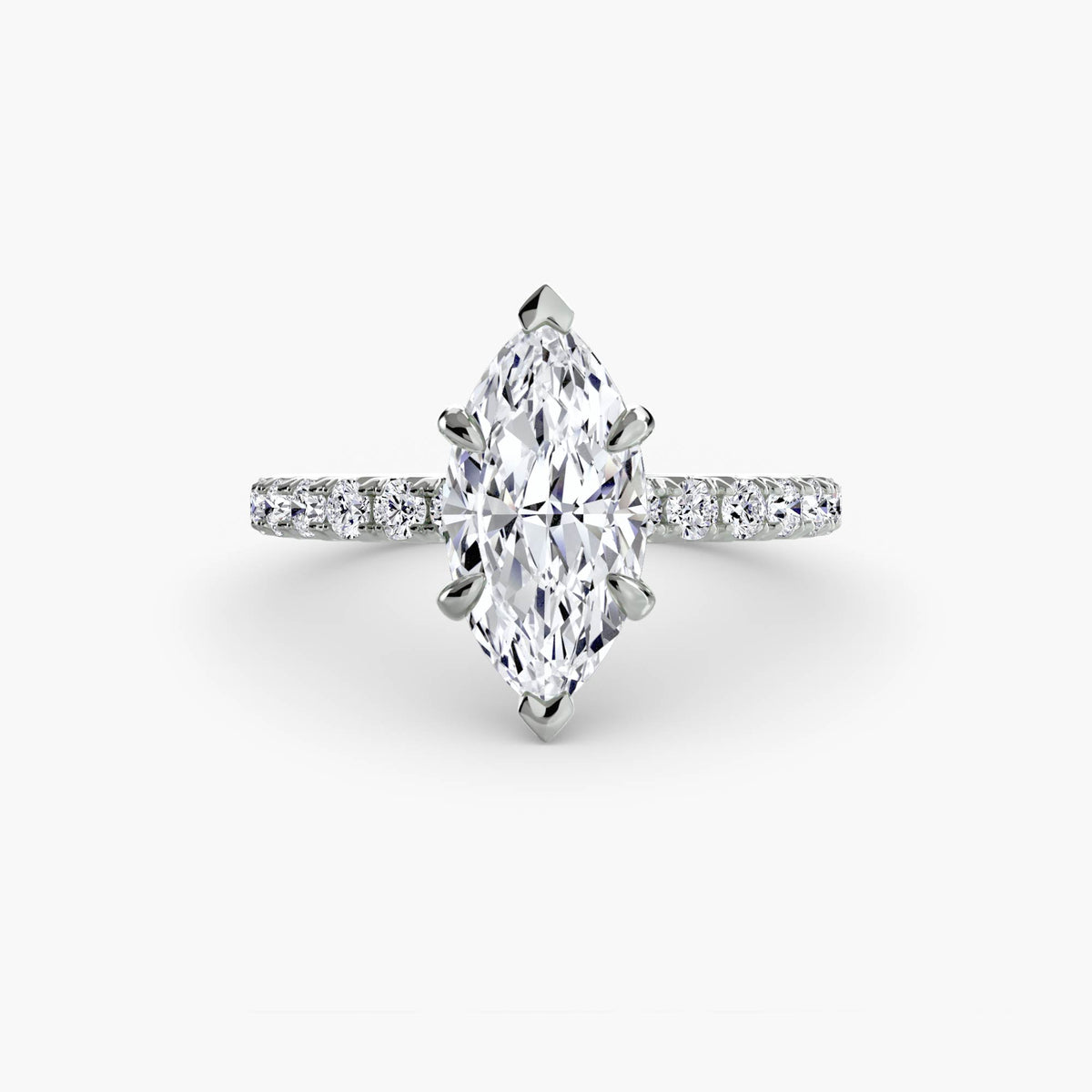 Solitaire with Pavé 6.