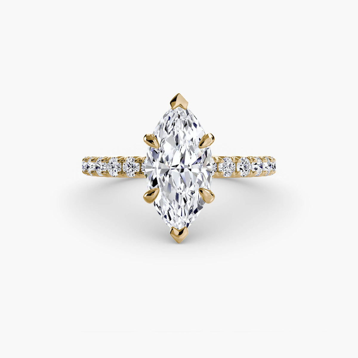 Solitaire with Pavé 6.