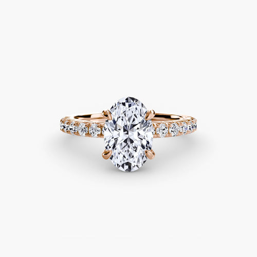 Solitaire with Pavé 6.