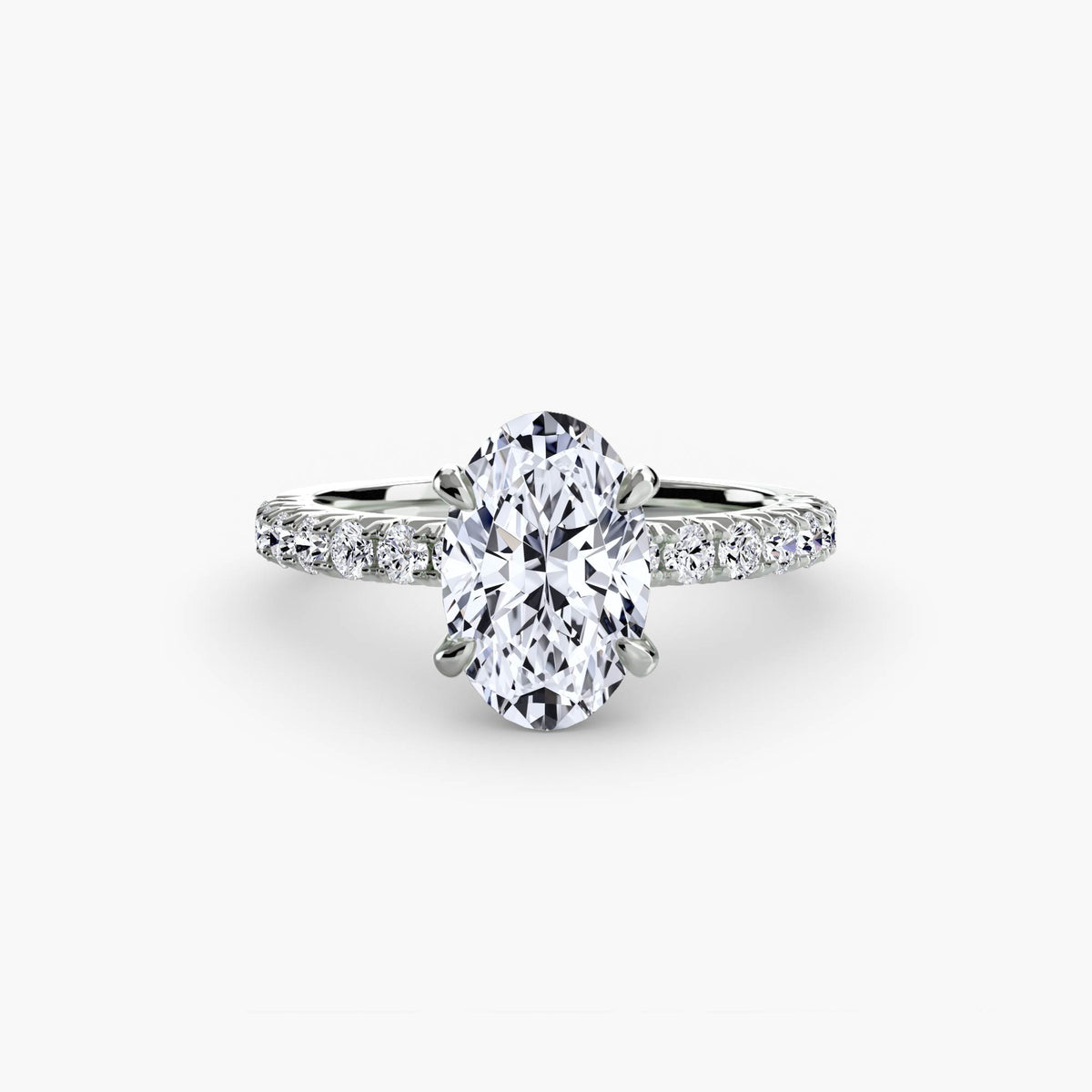 Solitaire with Pavé 6.