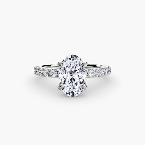 Solitaire with Pavé 6.