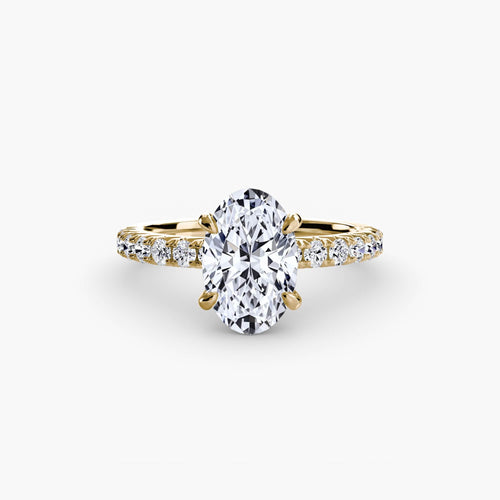 Solitaire with Pavé 6.