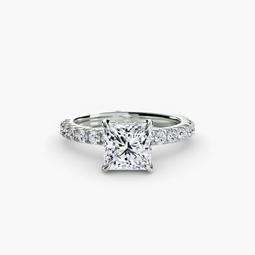 Solitaire with Pavé 6.
