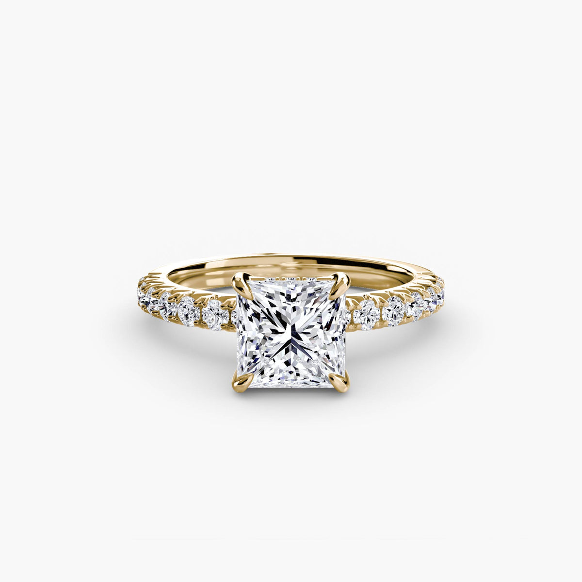Solitaire with Pavé 6.