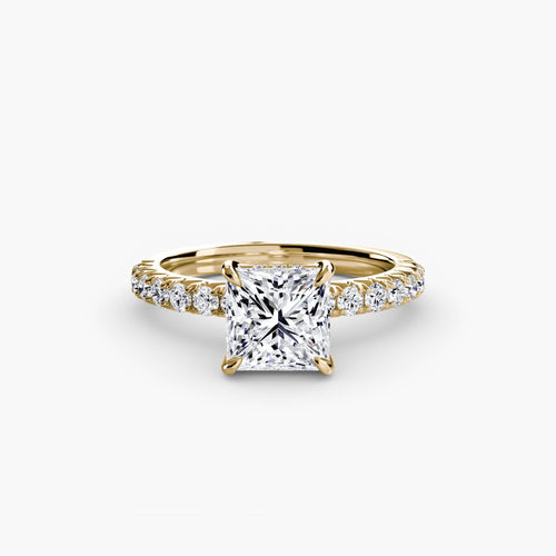 Solitaire with Pavé 6.