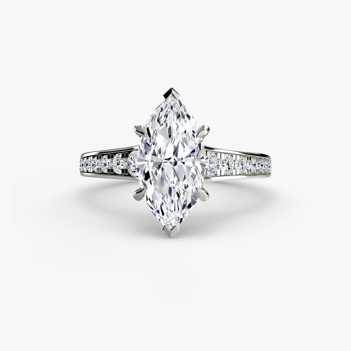 Solitaire with Pavé 7.
