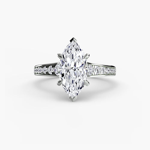 Solitaire with Pavé 7.
