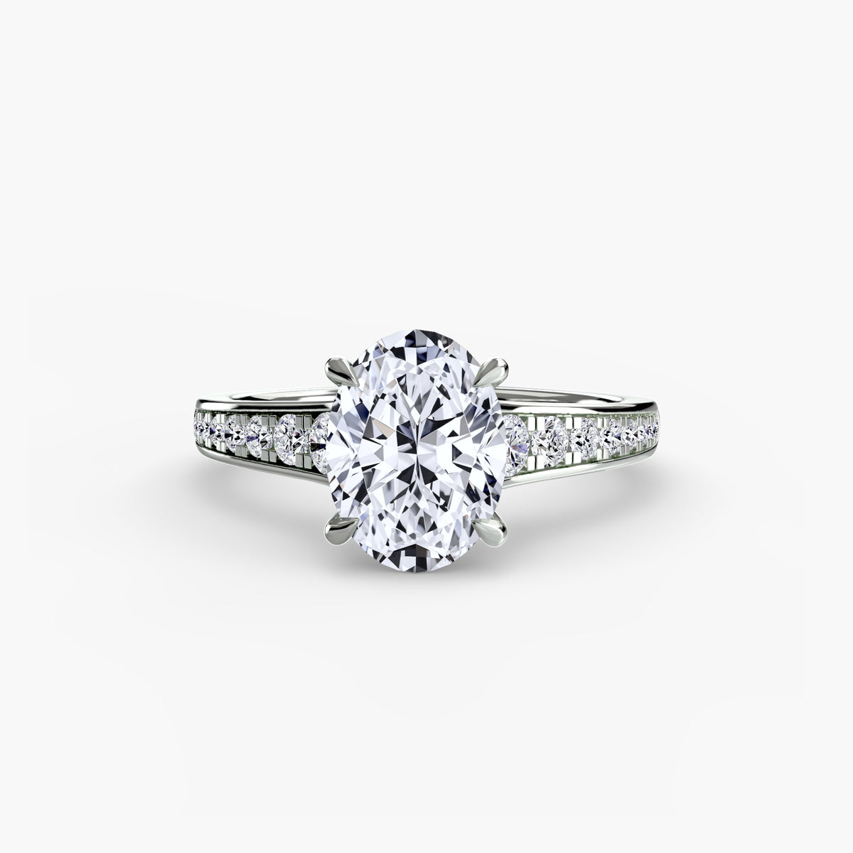 Solitaire with Pavé 7.