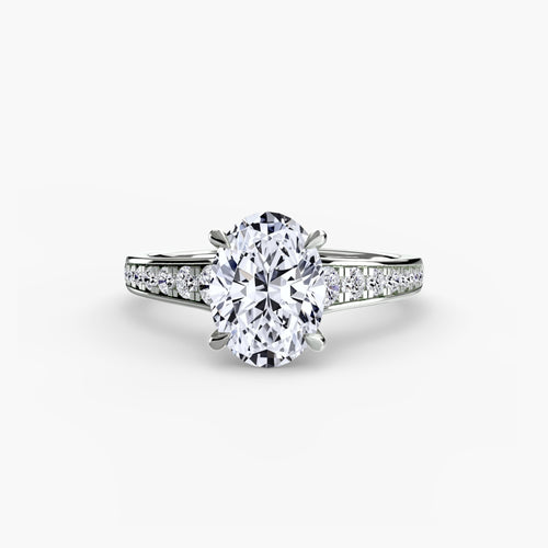 Solitaire with Pavé 7.