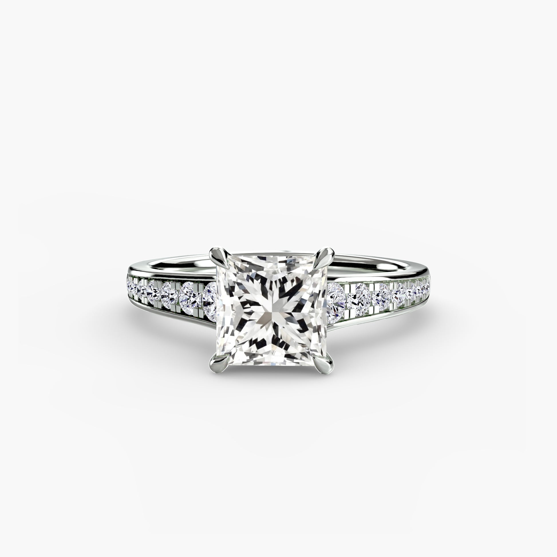 Solitaire with Pavé 7.