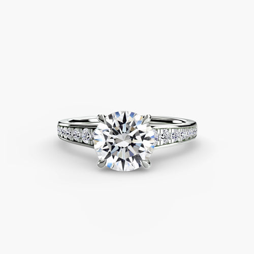 Solitaire with Pavé 7.