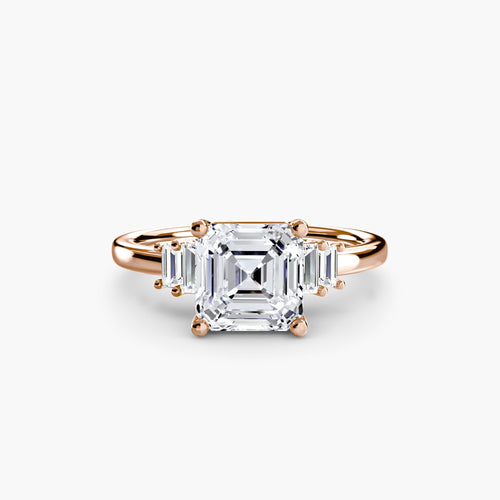 Baguette Accent Solitaire.