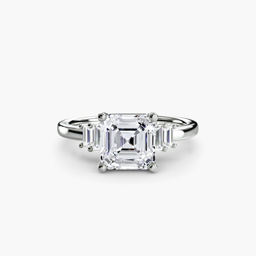 Baguette Accent Solitaire.