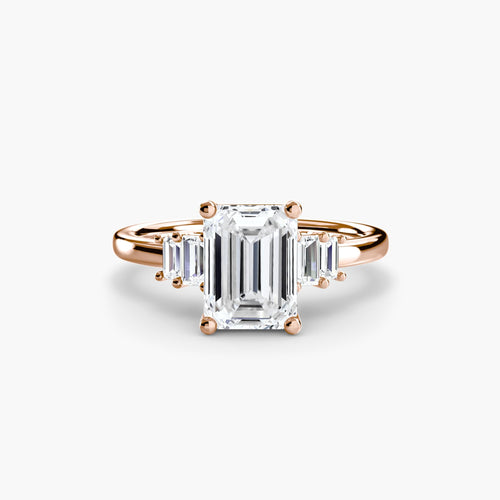 Baguette Accent Solitaire.