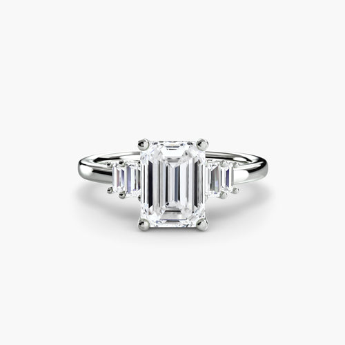 Baguette Accent Solitaire.