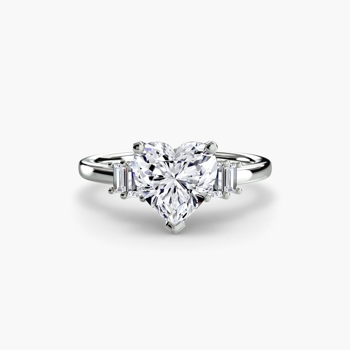 Baguette Accent Solitaire.