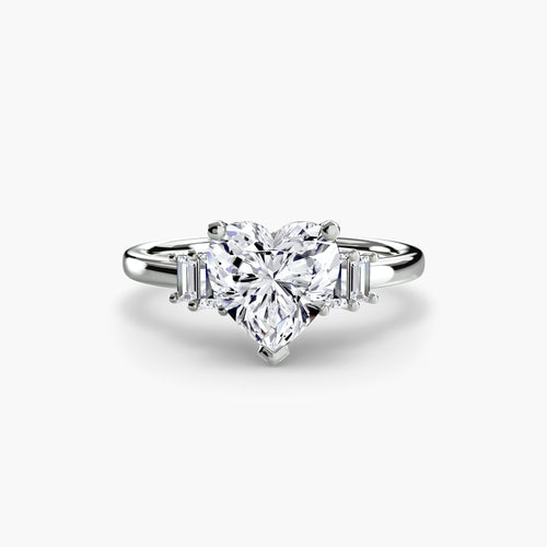 Baguette Accent Solitaire.