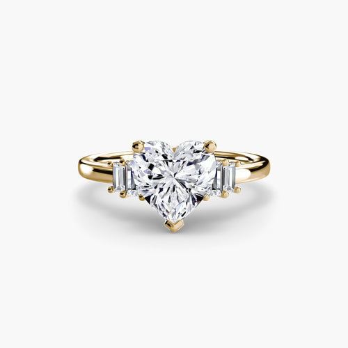 Baguette Accent Solitaire.