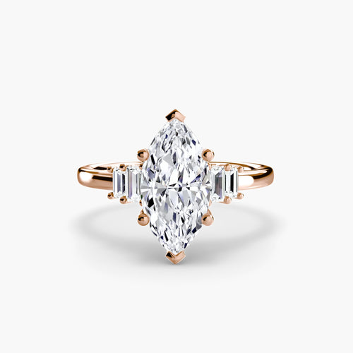 Baguette Accent Solitaire.