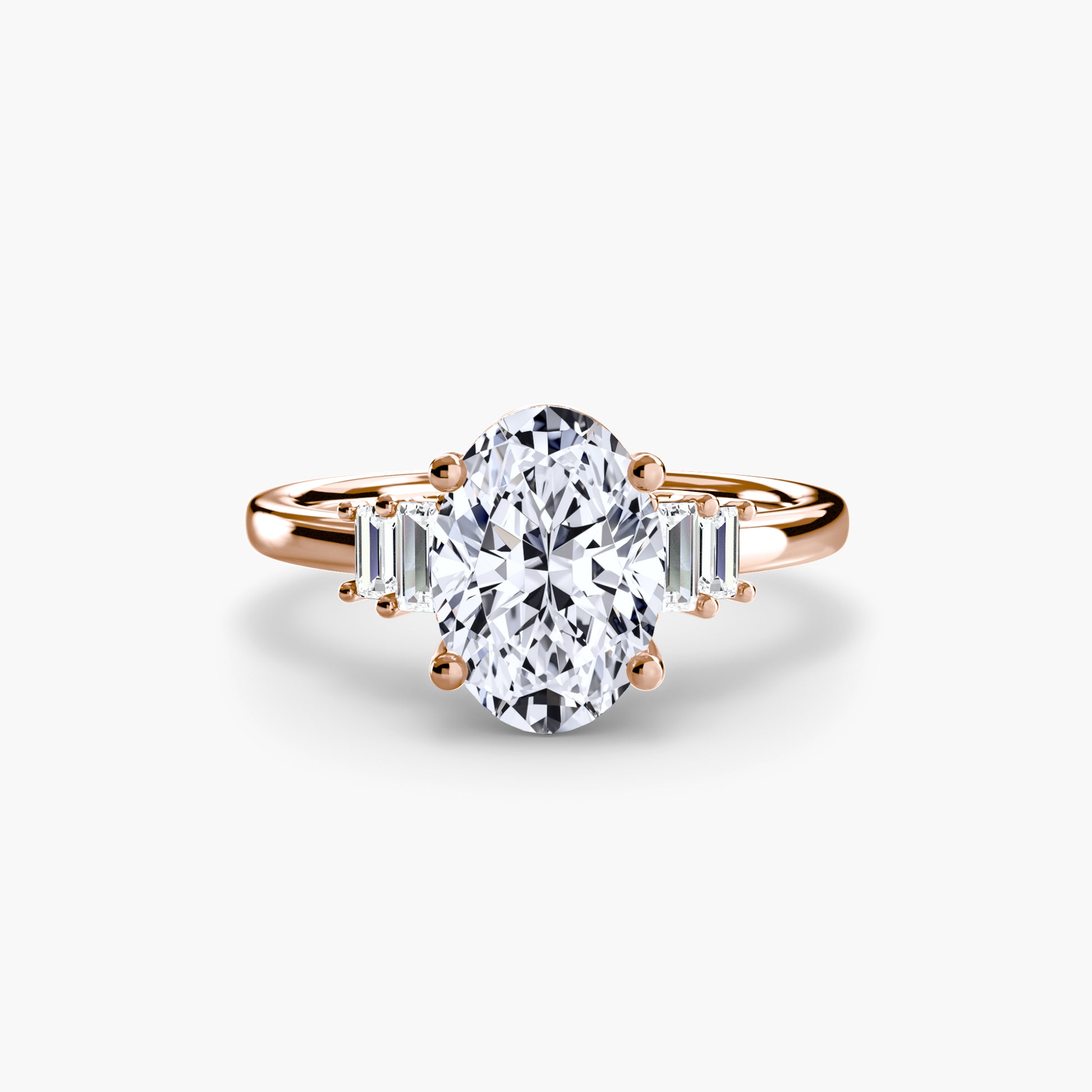 Baguette Accent Solitaire.