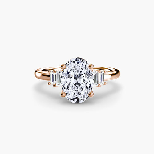 Baguette Accent Solitaire.