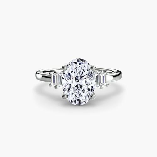 Baguette Accent Solitaire.