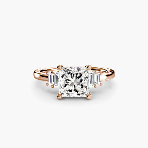 Baguette Accent Solitaire.