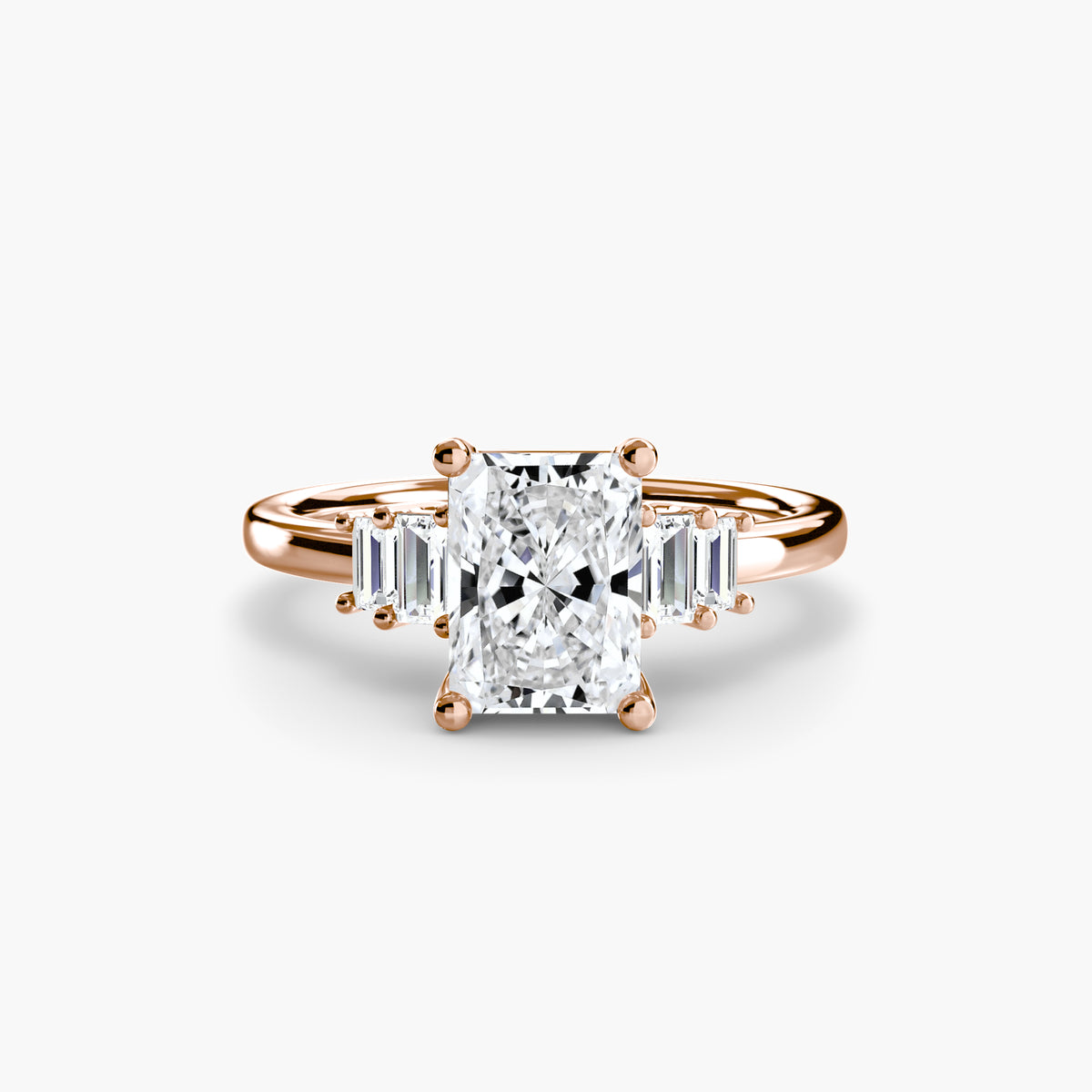 Baguette Accent Solitaire.