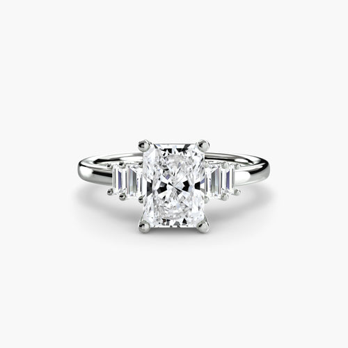 Baguette Accent Solitaire.