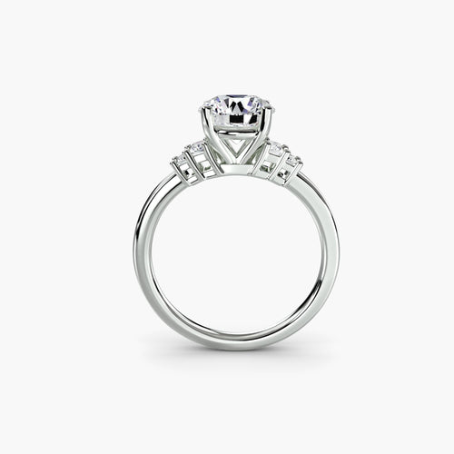 Baguette Accent Solitaire.