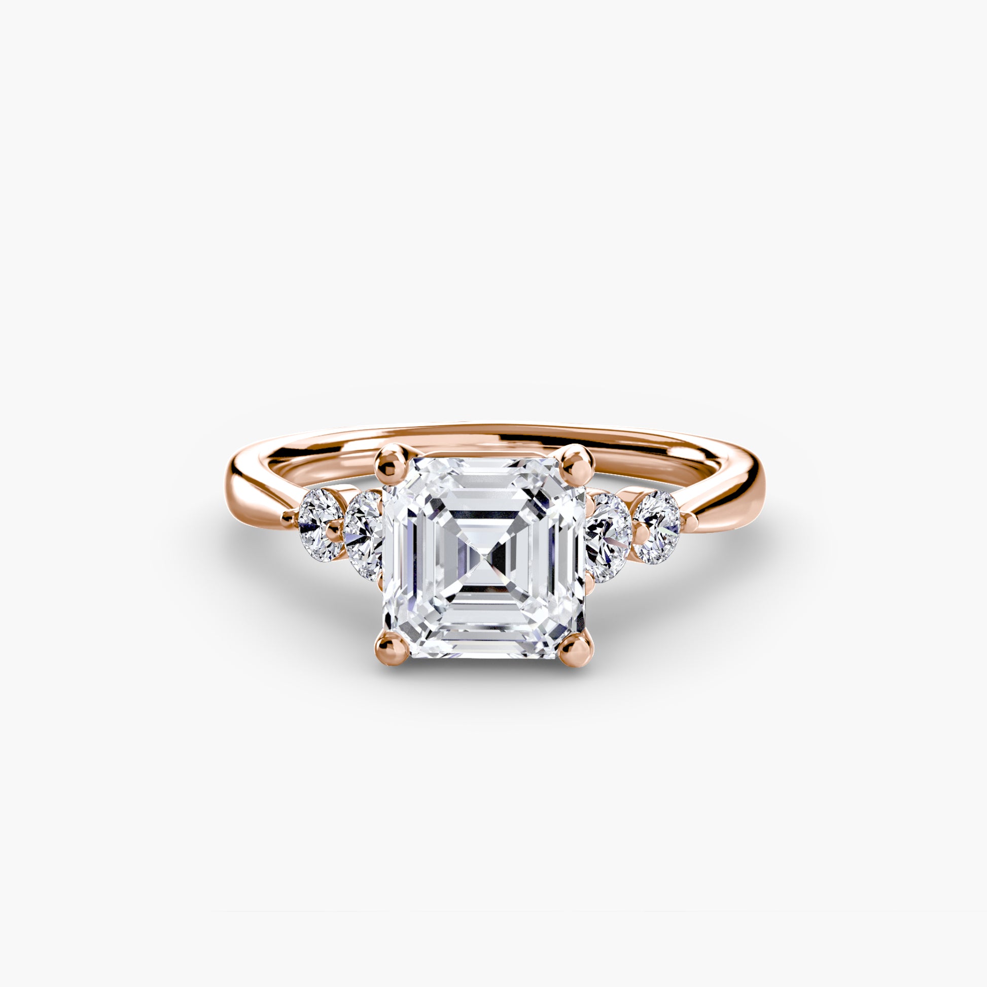 Solitaire with Shoulder Accents 2.