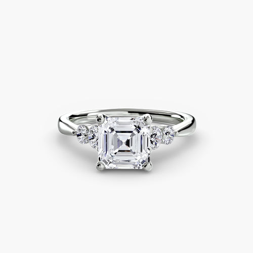 Solitaire with Shoulder Accents 2.