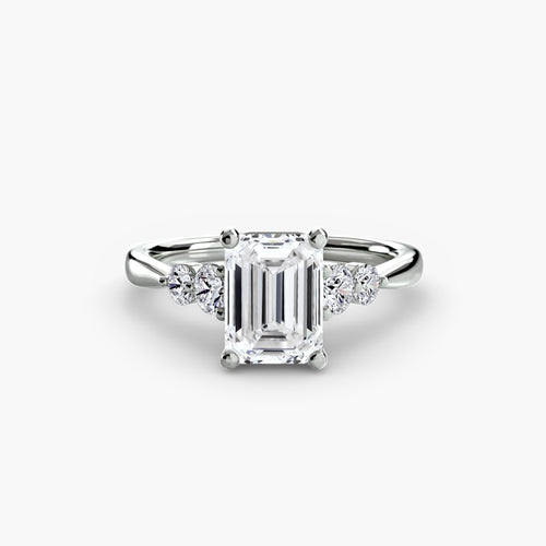 Solitaire with Shoulder Accents 2.