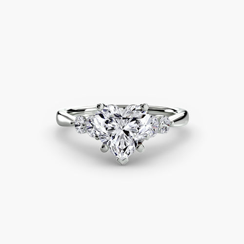 Solitaire with Shoulder Accents 2.