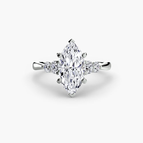 Solitaire with Shoulder Accents 2.